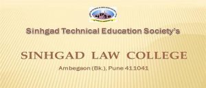 Read more about the article Direct Admission in Sinhgad Law College