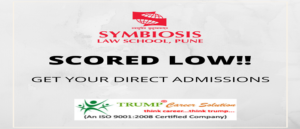 Scored Low in BVP-CET | direct admission at New Law College